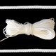 Nylon Braided Cord 1.2MM - White - 20M